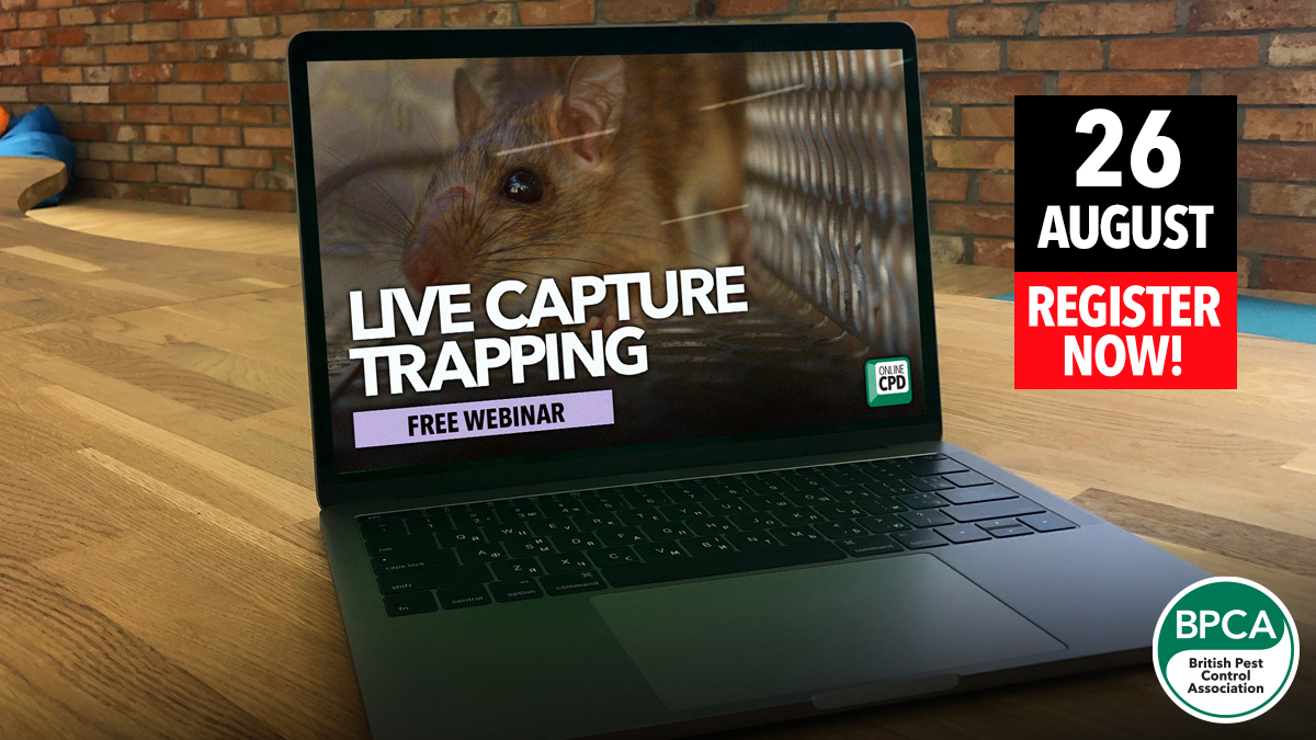 Live Capture Trapping webinar with amended dates