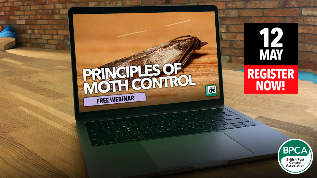Principles of Moth Control professional pest management free webinar online event Principles of Moth Control professional pest management free webinar online event