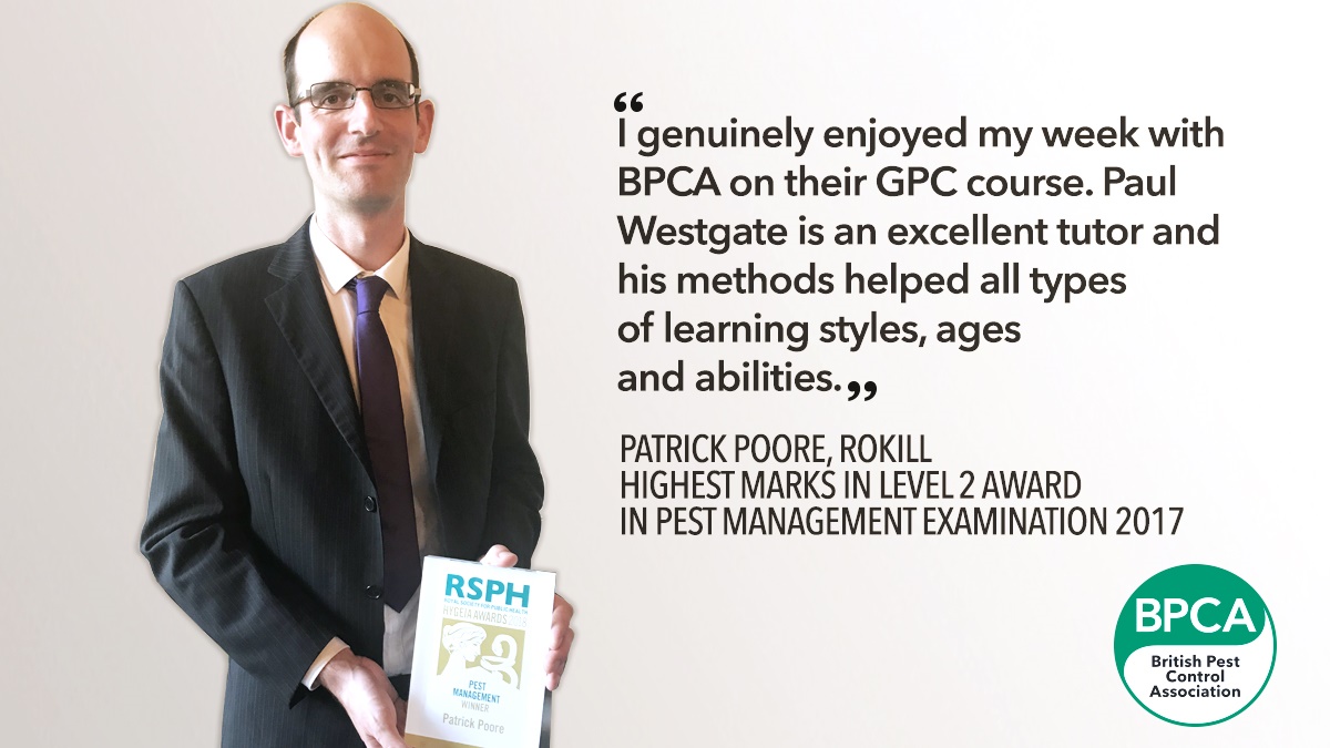 Rokill S Patrick Wins National Award After Week With Bpca